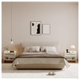 thumbnail image 4 of Bohemian rattan nightstand con type c estación de carga - 1 cajón y abiertos almacenamiento para dormitorio, oficina o sala de estar, 4 of 5