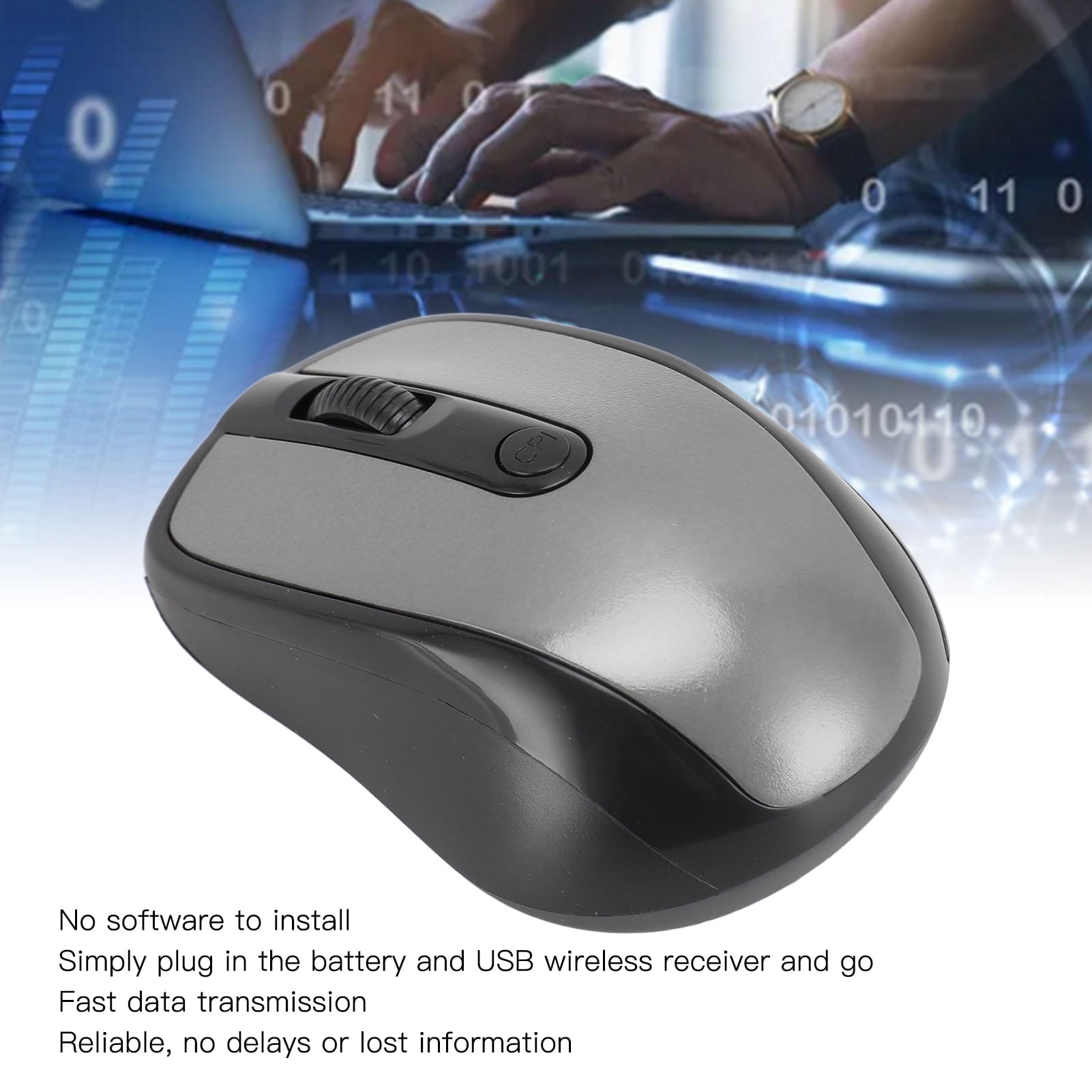 2.4G Mouse, Portable Computer Mice, Ergonomic High