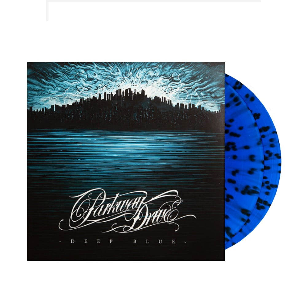 Parkway Drive Deep Blue Exclusive Limited Cobalt/Black Ice Splatter Color Vinyl 2x LP