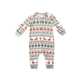 thumbnail image 2 of Meihuid Christmas Pajamas for Family Matching Xmas Christmas Pjs Set Santa Claus Cartoon Print Cute Holiday Family Sleepwear, 2 of 7