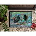 thumbnail image 3 of Watery Teal and Purple Crabs Door Mat, 3 of 4