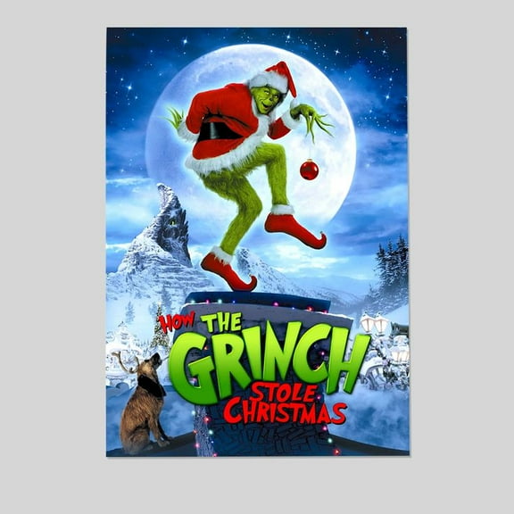 Christmas Movie Poster- How the Stole Christmas Sale Poster, One Sheet Wall Size 24''x36'' -Gategoo