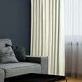 thumbnail image 4 of Fresh Popcorn Solid Cotton Blackout Curtain (1 Panel), Fresh Popcorn, 50W X 96L, 4 of 11