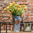 thumbnail image 3 of Faux Silk Artificial Flower Pompom Stem 28" Tall, 3 of 5