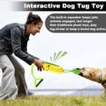 thumbnail image 2 of Interactive Dog Tug Toy,Indestructible Dog Toys for Aggressive Chewers,Tough Squeaky Dog Rope Toys for Training,Tug of War Dog Toy Balls for Medium & Large Dogs, 2 of 6