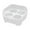 White, variant on Egg Holder Camping Carrier Portable Egg Storage Box with Secure Lock, Shockproof Refrigerator Egg Container for Picnic Travel Kitchen Outdoor Use