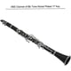 thumbnail image 4 of Clarinete Bb de 17 teclas en ABS con acabado en níquel, incluye guantes, paño de limpieza y destornillador, diseño elegante y sonido melodioso, ideal para entusiastas., 4 of 6
