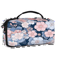 thumbnail image 2 of Herdesigns Pink Blue Cherry Blossom Carrying Case for Nintendo Switch 2 with 20 Game Card Slots, Portable Travel Carry Case for Accessories and Console, 2 of 7