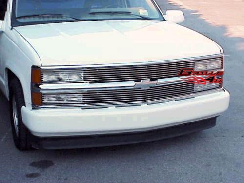 APS Compatible with 1994-1999 C K Pickup Suburban Blazer Tahoe Phantom Billet Grille Grill Insert C85211A
