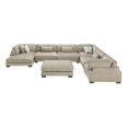 thumbnail image 3 of Lexicon Corydon Microfiber 7-Piece Modular Sectional with Ottoman in Brown, 3 of 9