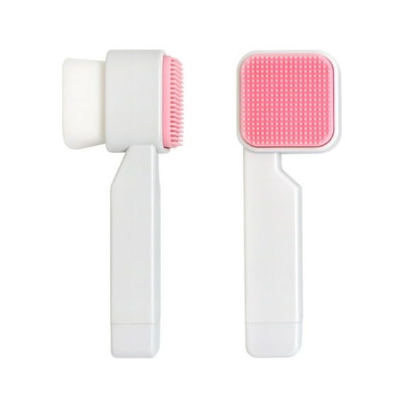 Side Facial Cleansing Brush Deep Pore Cleaning Tool Gentle Exfoliating Beauty Skin Care Device