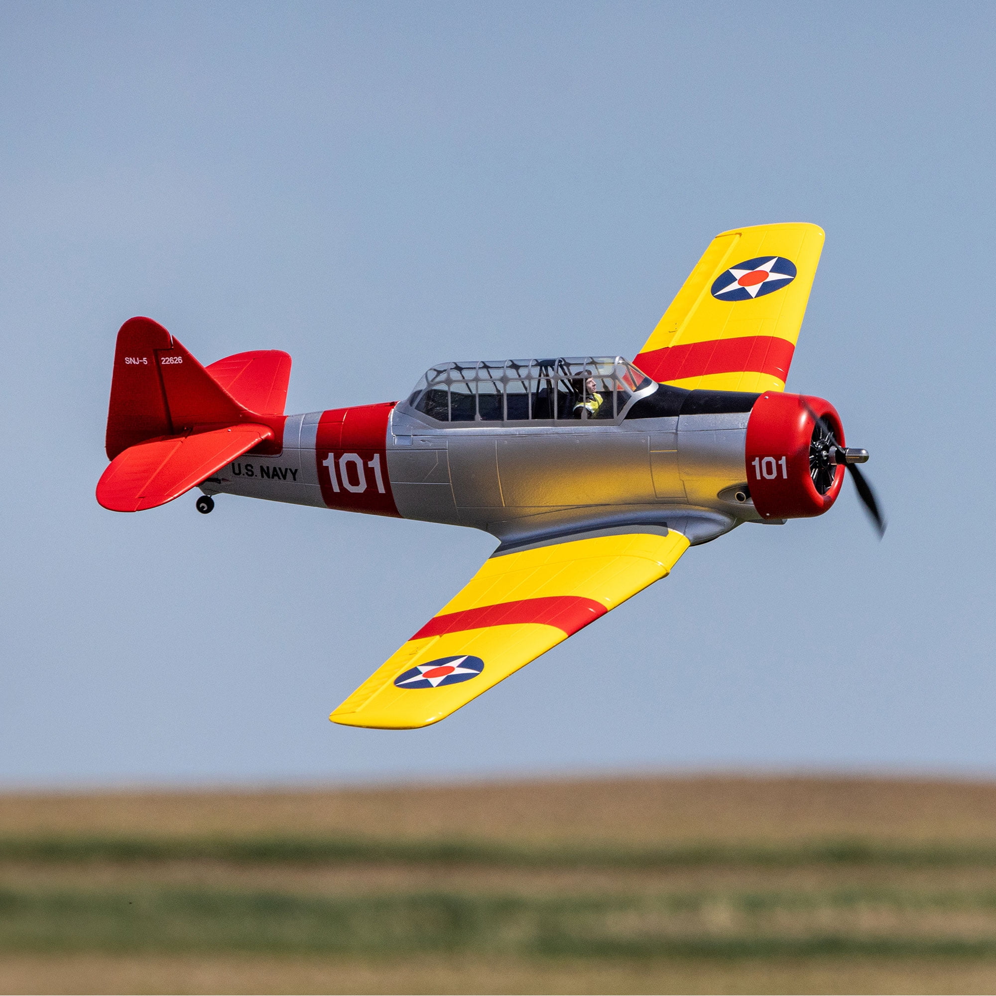 E-flite SNJ-5/AT-6 Texan 1.5m BNF Basic EFL08750 RC Warbird Airplanes