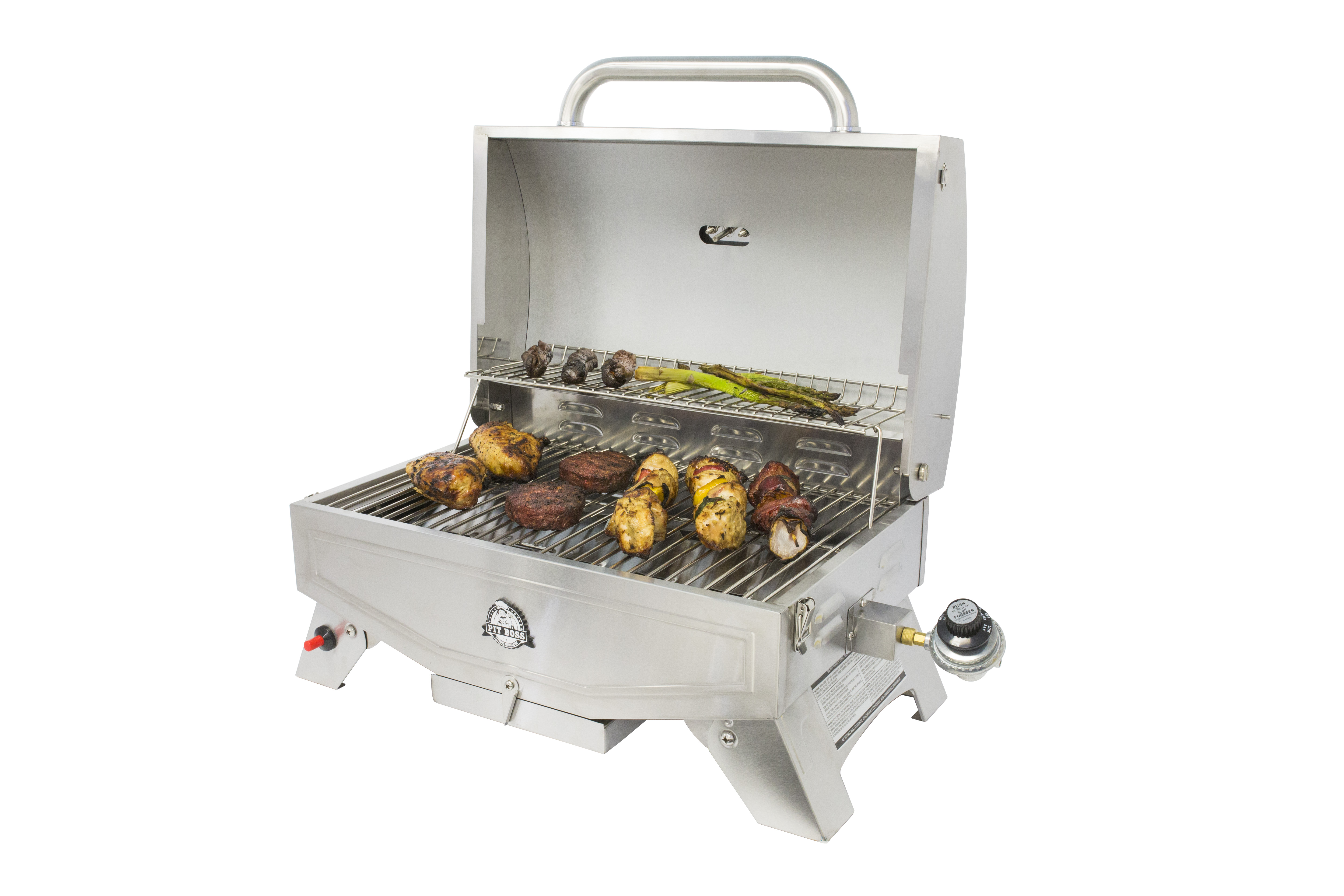 Pit Boss 1 Burner Silver Propane Portable Gas Grill - image 3 of 8