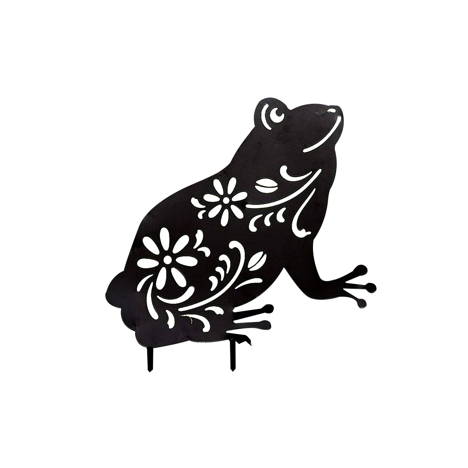 Acrylic Outdoor Silhouette Realistic Frog-Shaped Yard Decoration Waterproof Animal  Silhouette Art Lovely Acrylic Garden Stake Durable Corrosion-Resistant Animal  Silhouette 