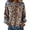 As pictured, variant on Women Leopard Print Sweatshirt Crewneck Long Sleeve Pullover Denim Stitching Graphic Pattern Fall Winter Daily Top