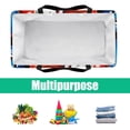 thumbnail image 5 of Bowling Large Capacity Foldable Laundry Organizer Storage Bins Beach Bag Storage Bag Reusable Oxford Cloth, 5 of 7