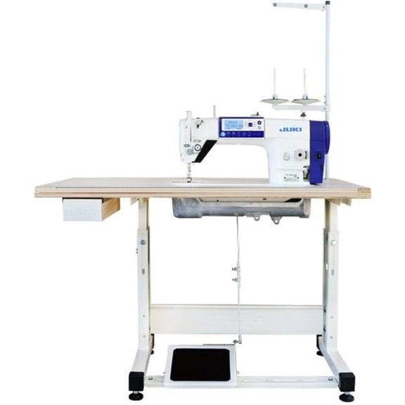 Juki DDL-8000A Direct-Drive Lockstitch Sewing Machine with USB Voice Thread Trimmer, Table, Assembly Required