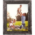 thumbnail image 5 of Rustic Farmhouse 22" x 28" Smoky Black Reclaimed Wood Picture Frame (1.50" Molding), 5 of 7