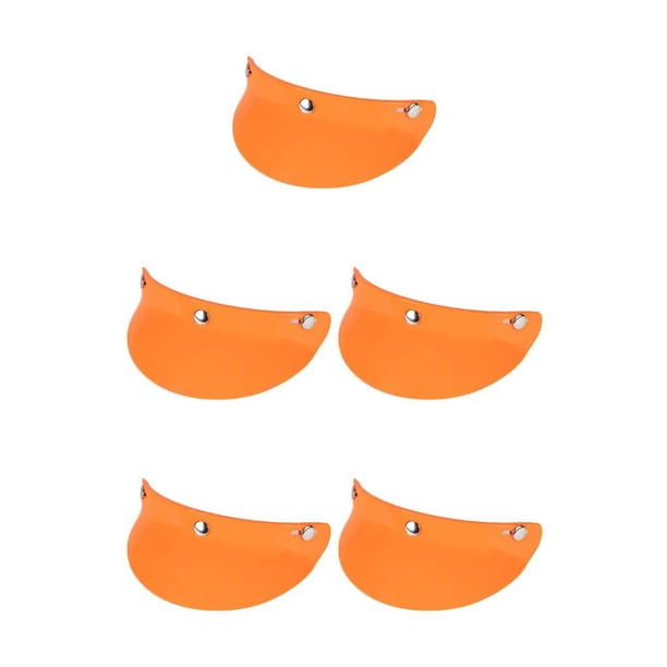 Speravity Visera para casco de moto con 3 broches, visera parasol naranja Type2 NO2