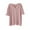Pink, variant on Diufon Pajamas Tops for Women Plus Size 3/4 Sleeve V Neck Loose Sleepwear Casual Soft Breathable Home Blouse