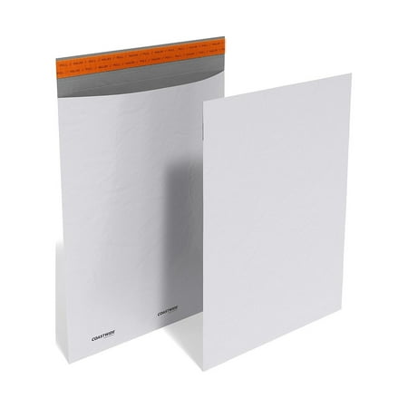 UPC: 0718103341486 | Staples 14 W x 17 L Redi-Strip Poly Mailers White 100/Box (51643) CW56582