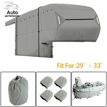 Anti-Scratches Windproof 4Layer 5th Wheel RV Motorhome Camper Storage Cover