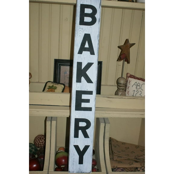 Cskhip Decor Bakery Wood Kitchen RusticFarmhouse Rustic Wood Sign 6x16 inch