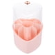 thumbnail image 3 of Porta brochas de maquillaje con forma de corazón y tapa, organizador de escritorio para oficina, 3 of 7