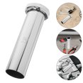 thumbnail image 4 of Shisuyan Drain Pipe Sink Tubular Drain Connection Sink Extension Tube For Trap Extension Tube For Trap Sink Extension Inlet Waste Pipe Tubular Drain Connection, 4 of 8