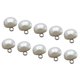 thumbnail image 1 of 200pcs ABS Buttons Mushroom Domed Sewing Eyeball Animal Ball Toy Eyes DIY Accessories(16L10.0 MM,White), 1 of 4