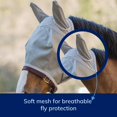 thumbnail image 2 of Máscara antimoscas para caballo SmartEquine con orejas y protección UV, 2 of 6