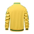 thumbnail image 3 of Waterproof Jackets For Men Sports Casual Baseball Collar Slim Fit Puffer&nbsp;Jacket&nbsp;Men,Yellow,4XL, 3 of 3