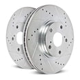 thumbnail image 2 of Power Stop AR8658XPR Évolution Arrière Disques Percés et Rainurés pour Cadillac Escalade 2007-2019 - Lot de 2, 2 of 4