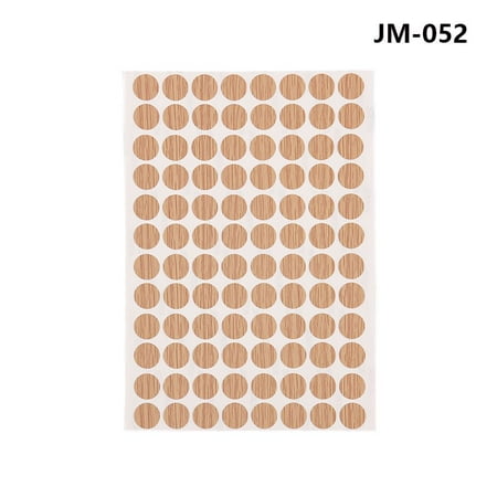 

96Pcs/sheet Practical Hardware Hole Ornament Furniture Decorative Films Screws Decor Nuts Covers Protective Cap JM-052