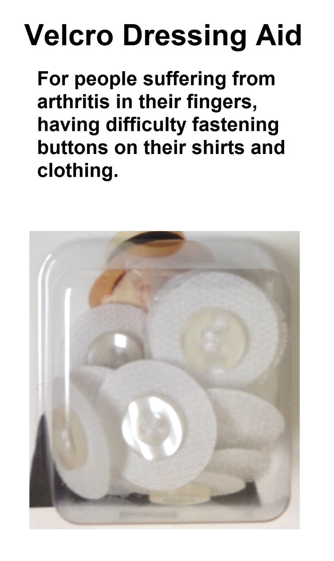 Sportoli Patented Velcro Finger Arthritis Button Hook Dressing Aid Help