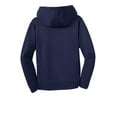 thumbnail image 6 of Sport-Tek Youth Sport Wick Fleece Hooded Pullover-M (Navy), 6 of 6