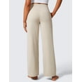 thumbnail image 2 of CRZ YOGA Womens Butterlift High Waisted Wide Leg Pants with Pockets 31 Inches, 2 of 5