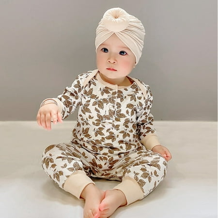 

NIUREDLTD Baby Boys Girls Sleepwear Romper Long Sleeve Graphic Print Bodysuit Romper Jumpsuit Pajamas