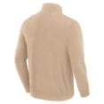 thumbnail image 3 of Men's J. Palmer Tan Detroit Lions Franchise Quarter-Zip Sweater, 3 of 5