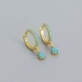 thumbnail image 1 of Pendientes de plata de ley S925 ENTASSER gota de agua diamantes lujo, 1 of 6