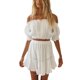 thumbnail image 3 of TRKIYQC Sexy verano señoras fuera del hombro fiesta playa ropa camisa y faldas cintura alta dos piezas mujeres Casual Crop Tops volantes trajes TRKIYQC  moderno, 3 of 9