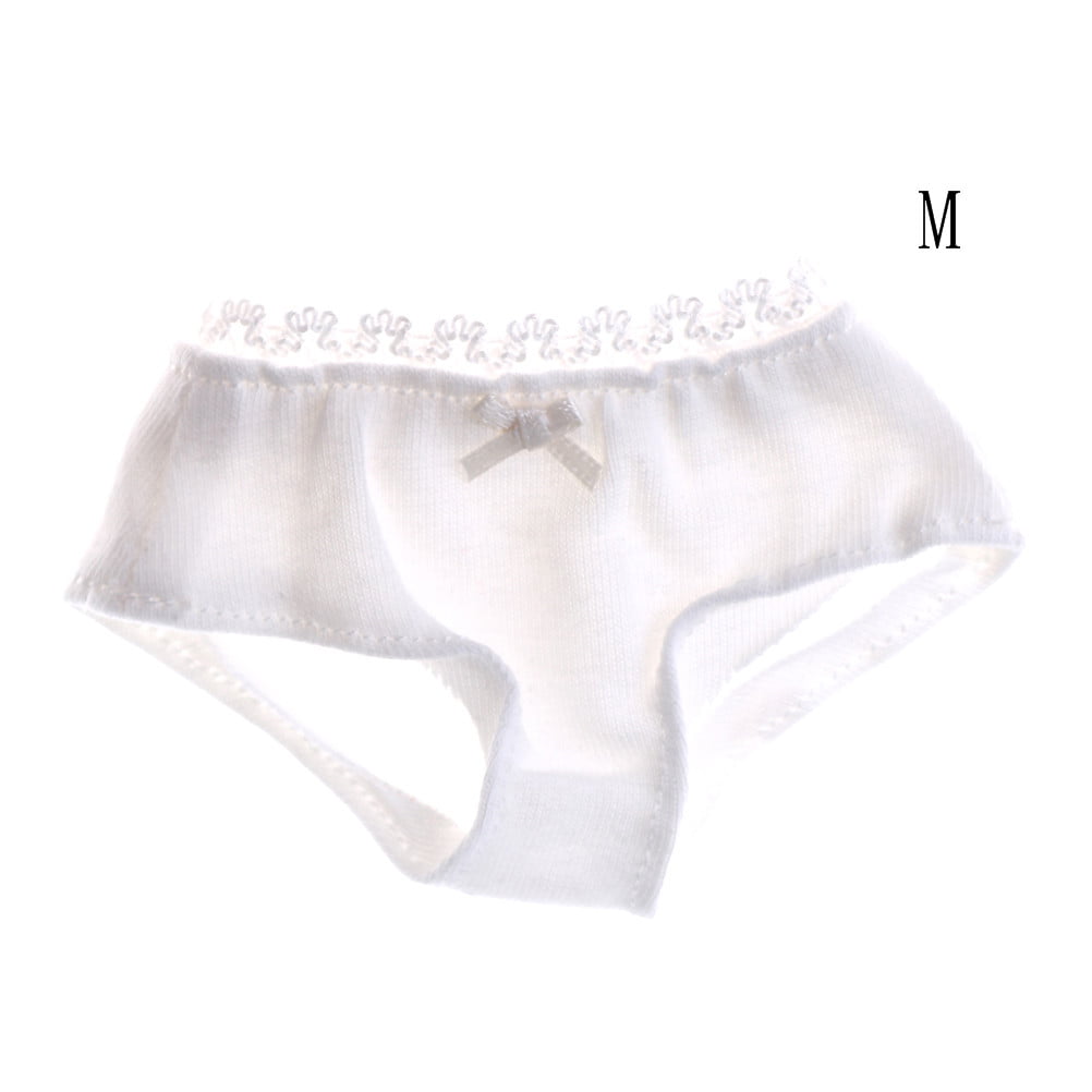 1/3 Solid White Unterwäsche Slips für BJD SD DOD Dollfie Dolls Kleidung 