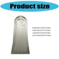 thumbnail image 5 of Transparent Fabric Bridal Gown Bag Ideal for Home or Shop Use Garment Bag, 5 of 11