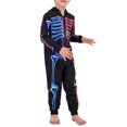 thumbnail image 4 of Txlixc Padre e hijo Halloween mono zipper de manga larga 3D Skull print one - in - One casual Clothing Party mono largo, 4 of 7