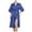 Navy, variant on Lixiuxyad Robe with Hood 3x Women's Satin Kimono Bridal Dressing Gown Bridal Bathrobe Women's Satin Kimono Bridal Sexy Silk V Neck Kimono With Belt