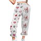 thumbnail image 1 of Pantalones Jogger Gibobby para Mujer con Estampado del Día de San Valentín Rojo L, 1 of 4