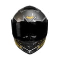 thumbnail image 4 of Casco Abatible Kov Batman Amarillo Dc Comics Con Led Certificado Dot, 4 of 4