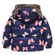 thumbnail image 2 of Gibobby Chamarra acolchada para niñasAbrigo para niños, chaqueta de invierno para bebés, niñas con capucha, estampados de animados, prendas de vestir par(Rosa, 18-24 Meses), 2 of 5