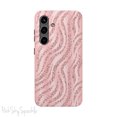 thumbnail image 1 of Rose Gold Zebra Samsung Galaxy Phone Case, iPhone 14, 1 of 7