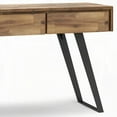 thumbnail image 3 of Lowry - Console Sofa Table with Solid Acacia Hardwood & Metal, Rustic Finish, 3 of 9